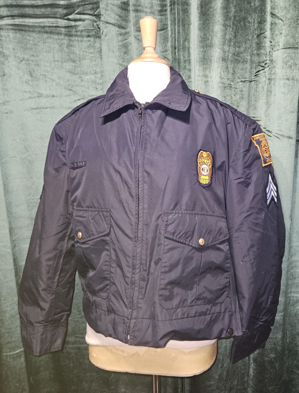 Vintage Made In USA Blauer KCPD Bomber Jacket